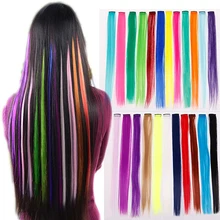 50 см длинные, 3 шт./лот, смешанные 24 цвета, плетение парика, заколки для наращивания волос, градиентные, сделай сам, инструмент для укладки волос, принадлежности для плетения