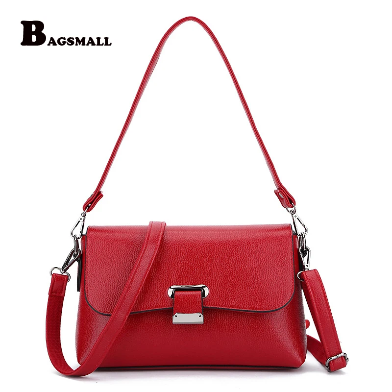 BAGSMALL Brand Luxury Women Messenger Bags High Quality PU Leather