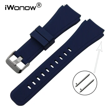 

Quick Release Silicone Rubber Watchband 21mm 22mm Universal Watch Band Wrist Strap Bracelet Black Brown Blue Green Red White