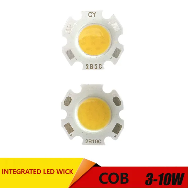 High Power Epistar 11mm COB LED Chip 3W 5W 7W 10W DC 10V-32V Integrated SMD For Floodlight Spotlight Warm White /White | Лампы и
