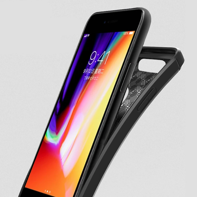 Для Iphone 8 чехол для Plus I Phone8 Ipone I8 + оригинальный силиконовый кожаный защитный
