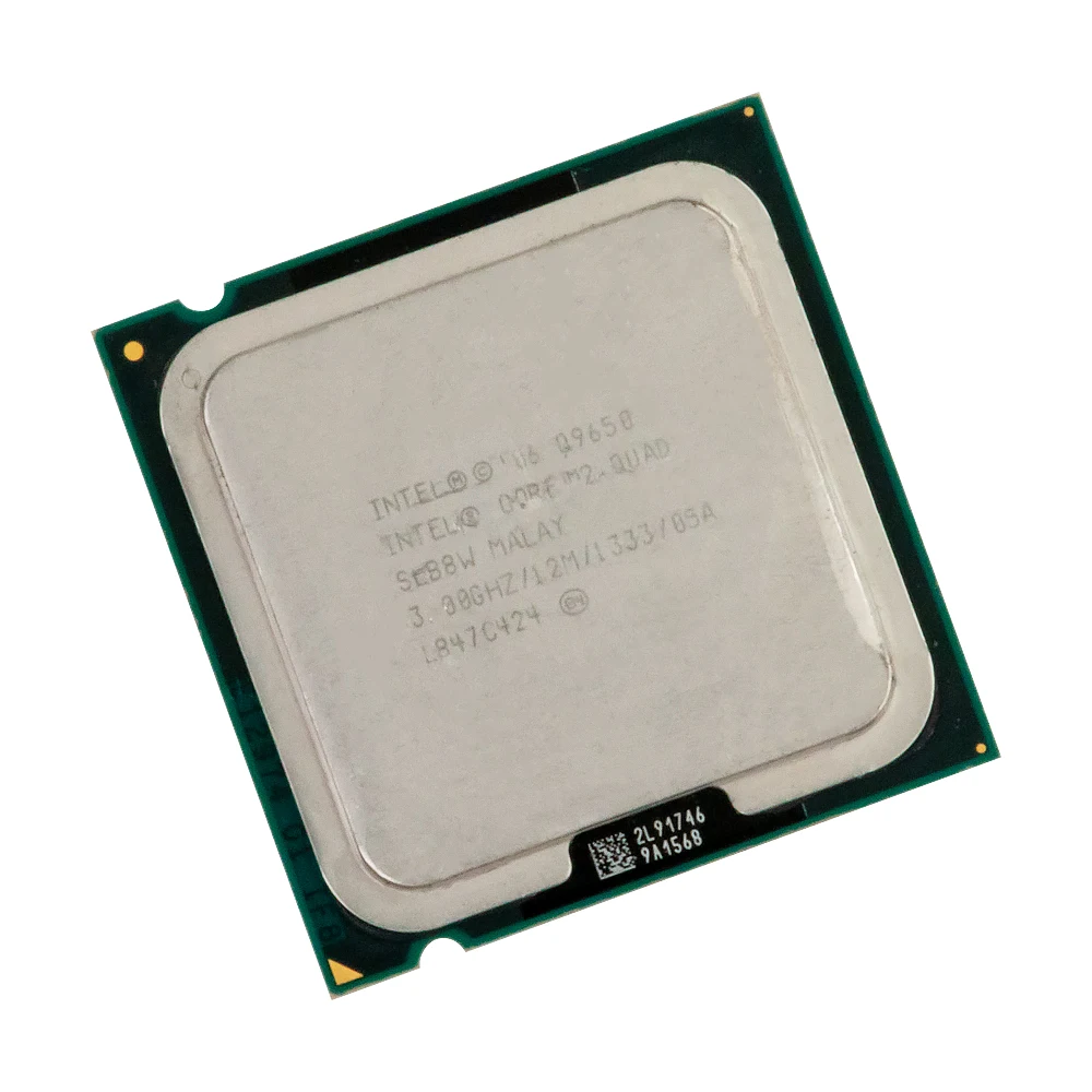 Intel Core 2 Quad Q9650 настольный процессор четырехъядерный 3,0 ГГц 12 Мб кэш-память FSB 1333 LGA 775 9650 используемый процессор