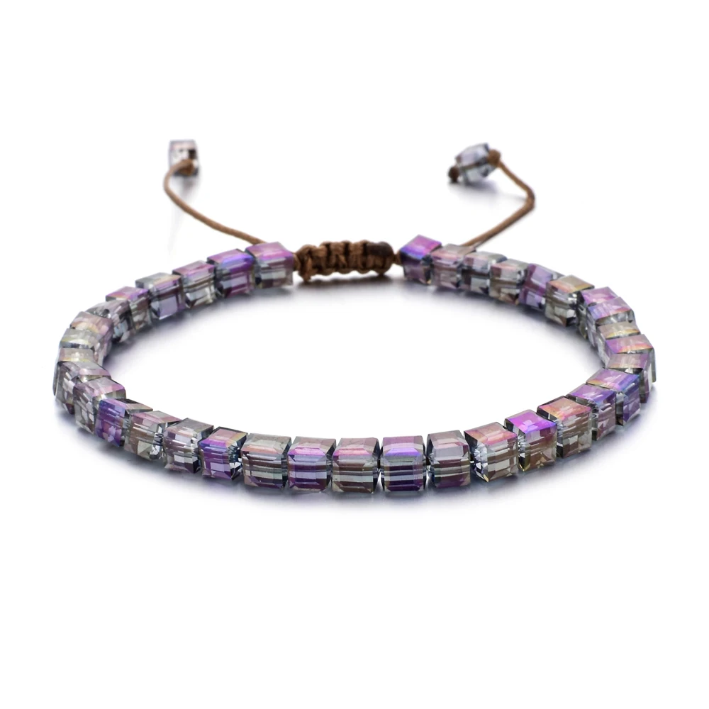 

ZMZY Friendship Charm Bracelet Jewelry Bohemia Crystal Handmade Bracelets Crystal Beads Bracelets For Women Gifts