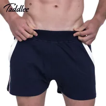 Taddlee бренд для мужчин хлопок короткие брюки шорты гей Бермуды для фитнеса дышащие мотобрюки пикантные брюки карго шорты для женщин боксер плюс размеры