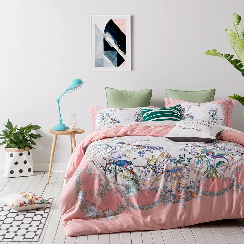 جديد بوهيميا طقم سرير عصري مجموعة ملاءات السرير القطن المصري حاف الغطاء شقة المنسوجات المنزلية نوم طقم سرير Juegos
