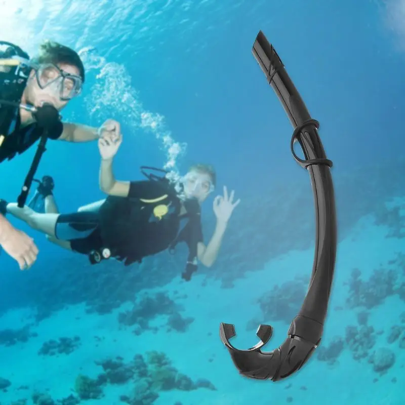 Плавание ming Дайвинг влажная дыхательная трубка силиконовый мундштук Подводная охота трубка для дайвинга