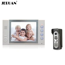 JERUAN 8 pulgadas video de la puerta del timbre del teléfono sistema de intercomunicación interfono cámara 700TVL COMS grabación y tomar fotos