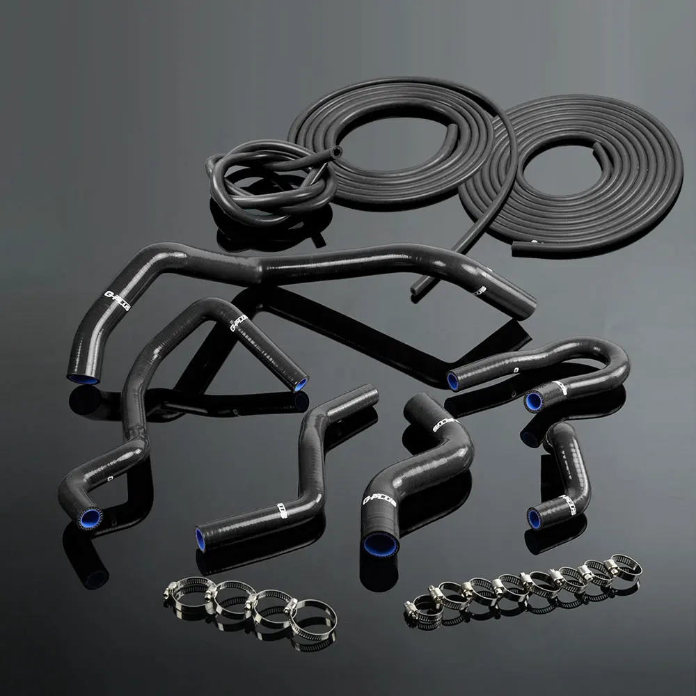 Vacuum Hose Kit + Silicone Hoses For HONDA CIVIC 1.6L SOHC D15 D16 EG