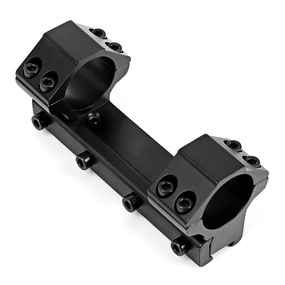 Aluminum Alloy 100MM Long Rifle Pistol Dovetail Mount Holder Outdoor