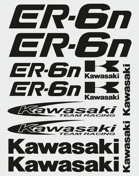 

For 1Set KAWASAKI ER-6n 12psc. Decal Sticker Kit -- BEST PRICE-- #SK-063 Car Styling