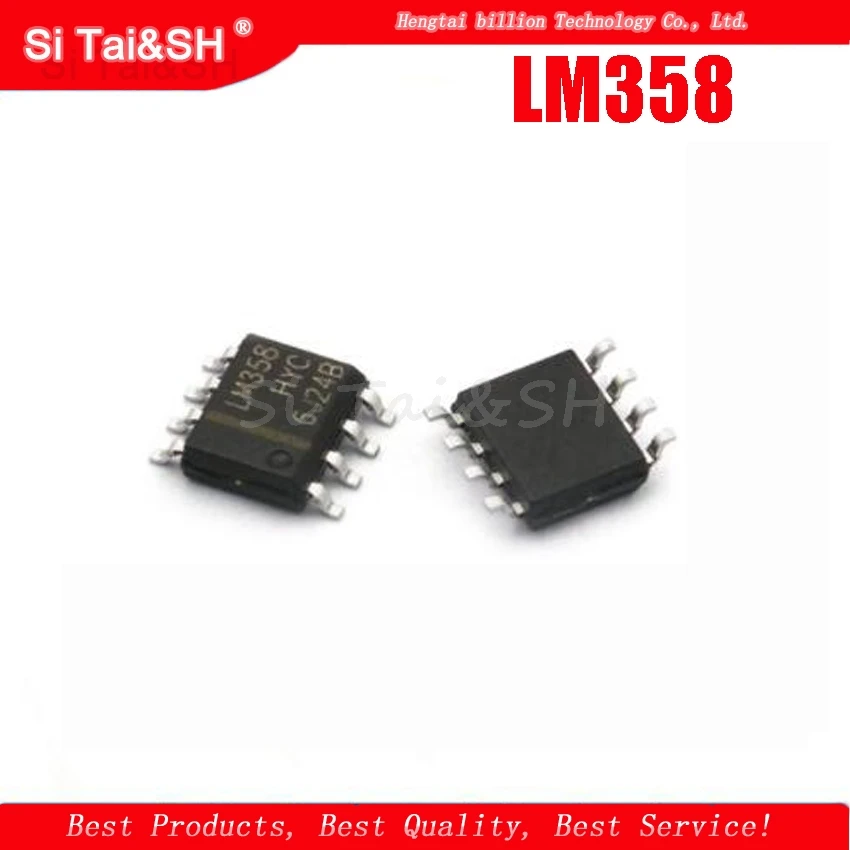 

50pcs LM358 LM358DR SOP8 Operational Amplifiers - Op Amps Dual Low new original