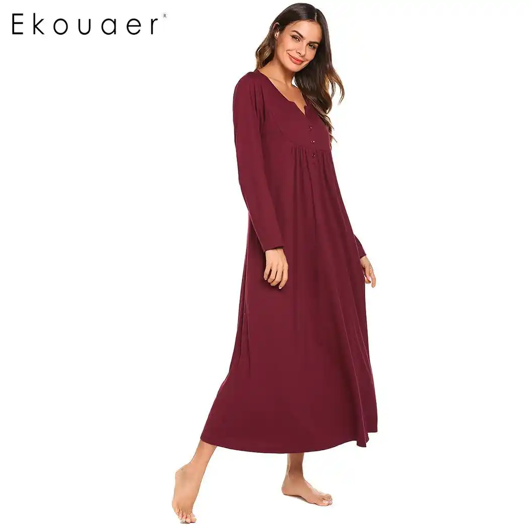 women's full length night dress