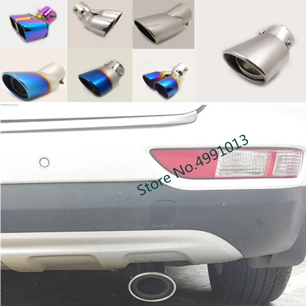 

For Kia KX5 Sportage 2016 2017 2018 2019 Car rear Cover Muffler back End Tail Pipe Dedicate outlet Exhaust 1pcs
