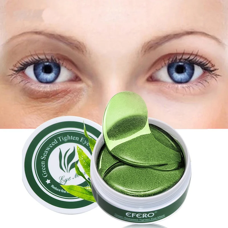 

60pcs Sleeping Patche Remover Dark Circles Eye Patches Collagen Anti-Puffines Aging Eye Mask Hyaluronic Acid Moisturizing
