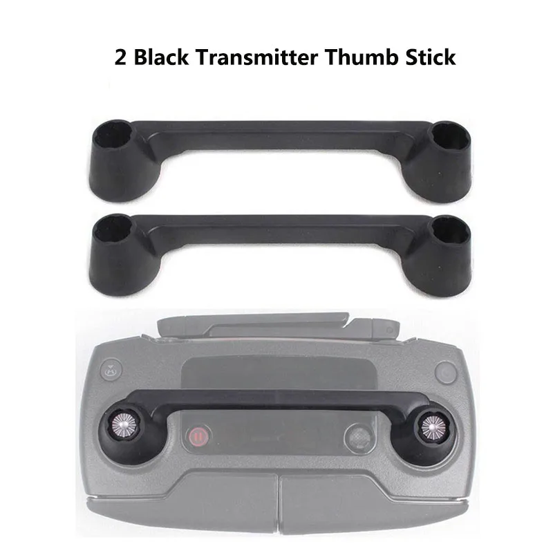 

2pcs Black Transport Clip Controller Transmitter Stick Thumb For DJI Mavic Pro and Spark