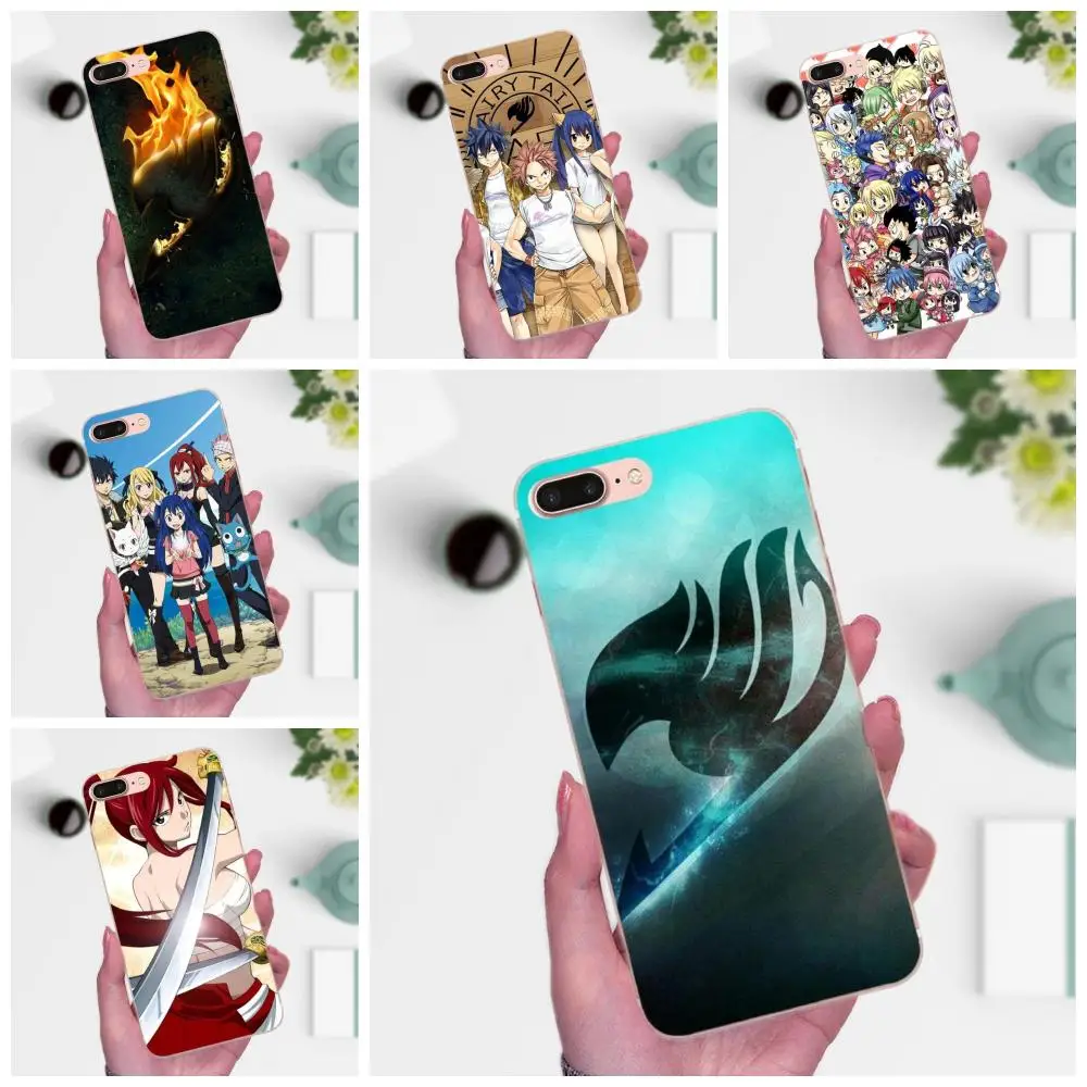 Манга Сказочный хвост красивый ТПУ узор для Huawei P7 Honor 4C 5A 5C 5X 6 6C 6A 6X 7 7X 8 9 V8 V10 Y3II Y5II