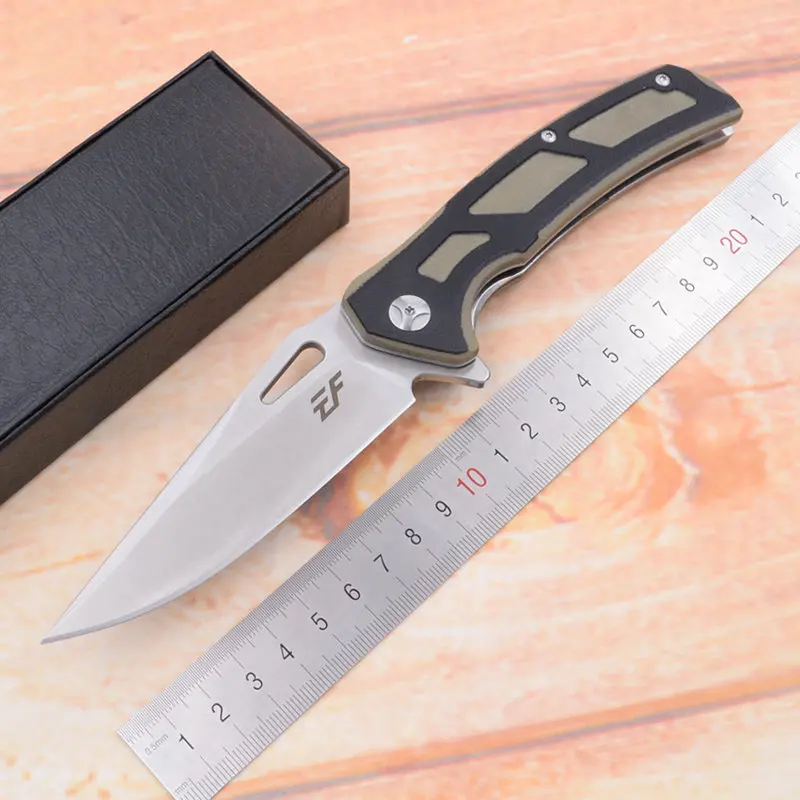 

Eafengrow 2019 Viper ball bearing Folding D2 Steel G10 Camping Hunting Survival Outdoor EDC Tool Utility Kitchen Knife