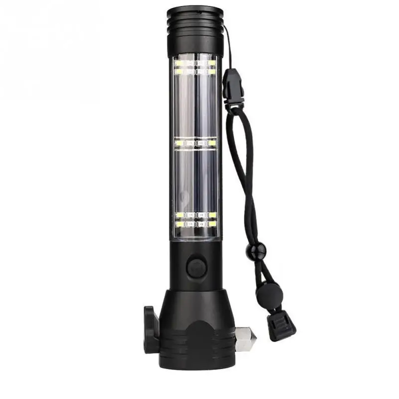 

2018 New Arrivials Roadside Multi-Function Solar Powered Flashlight Survival Tool