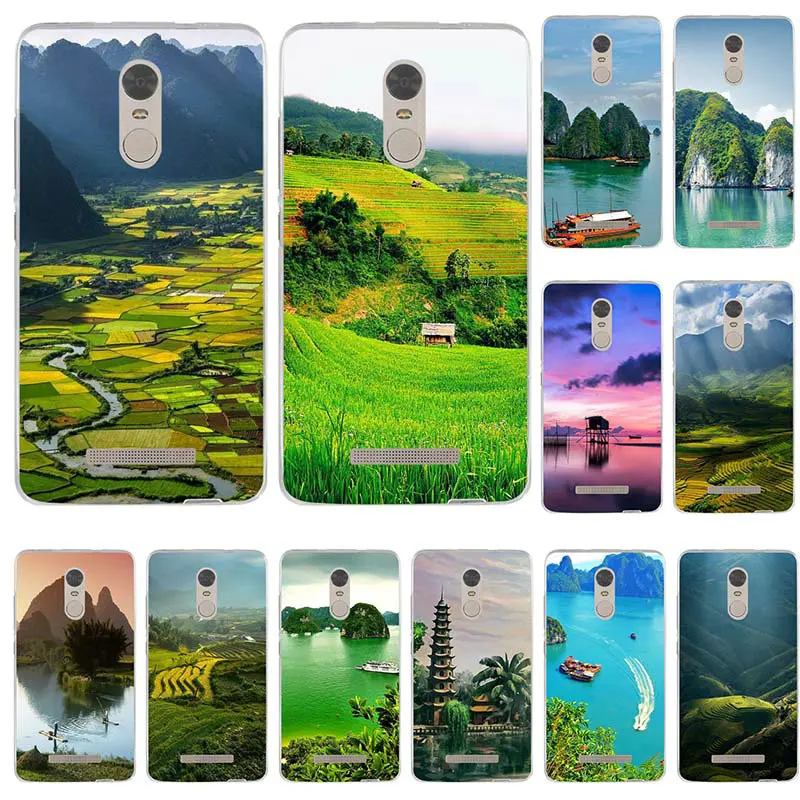 Vietnam Natural Scenery Soft TPU Silicon Phone Cases for