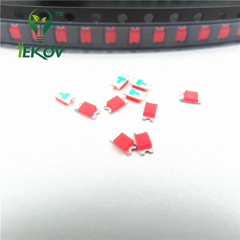 100 шт. 1206 SMT/SMD белый светодиодный светильник диодный прозрачный DIY 6000 6500K