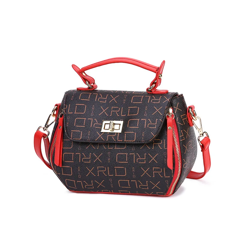 

Lingge design spring handbag small bag Japanese and Korean version of the small party shoulder bag lady simple Messenger handbag