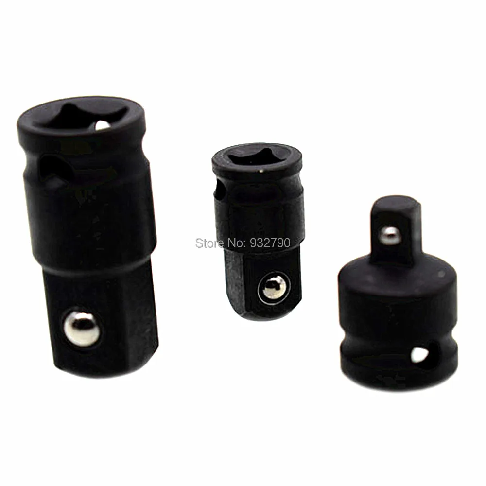 

3pcs Air Impact Sleeve Socket Step Down Adapter Reducer Impact Socket Adapter Reducer Set 1/2" to 3/8" 3/8" to 1/2" 1/4" to 3/8"