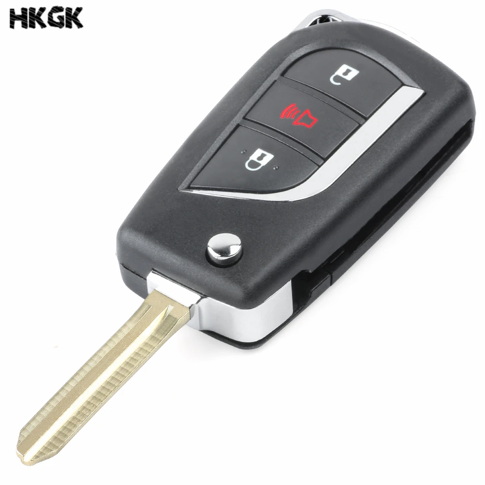 3 кнопки дистанционный ключ брелок от машины для Toyota Camry Corolla Hilux 4D67 433 92 МГц FCC ID : B41TA
