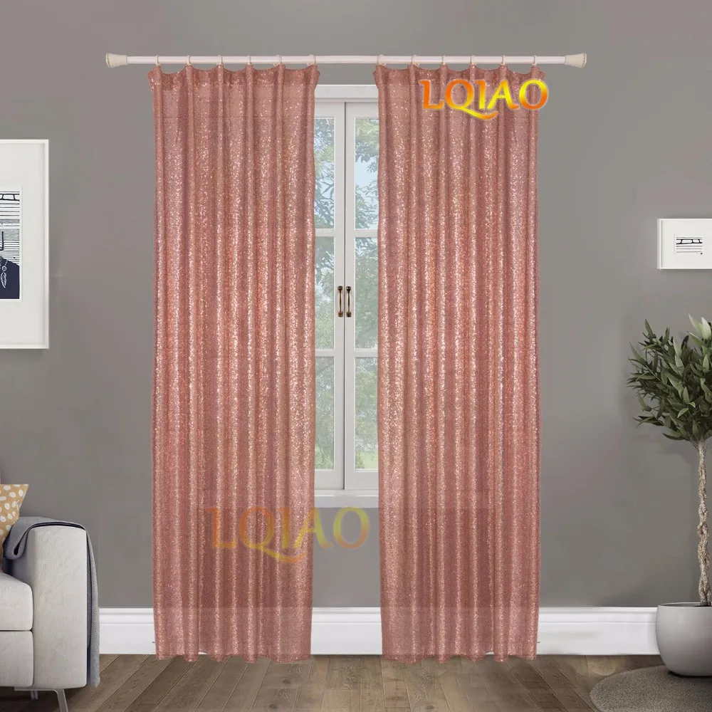 Rose Gold Curtain-1