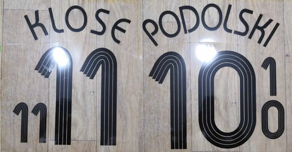 

2006 Germany KLOSE PODOLSKI nameset patch badge
