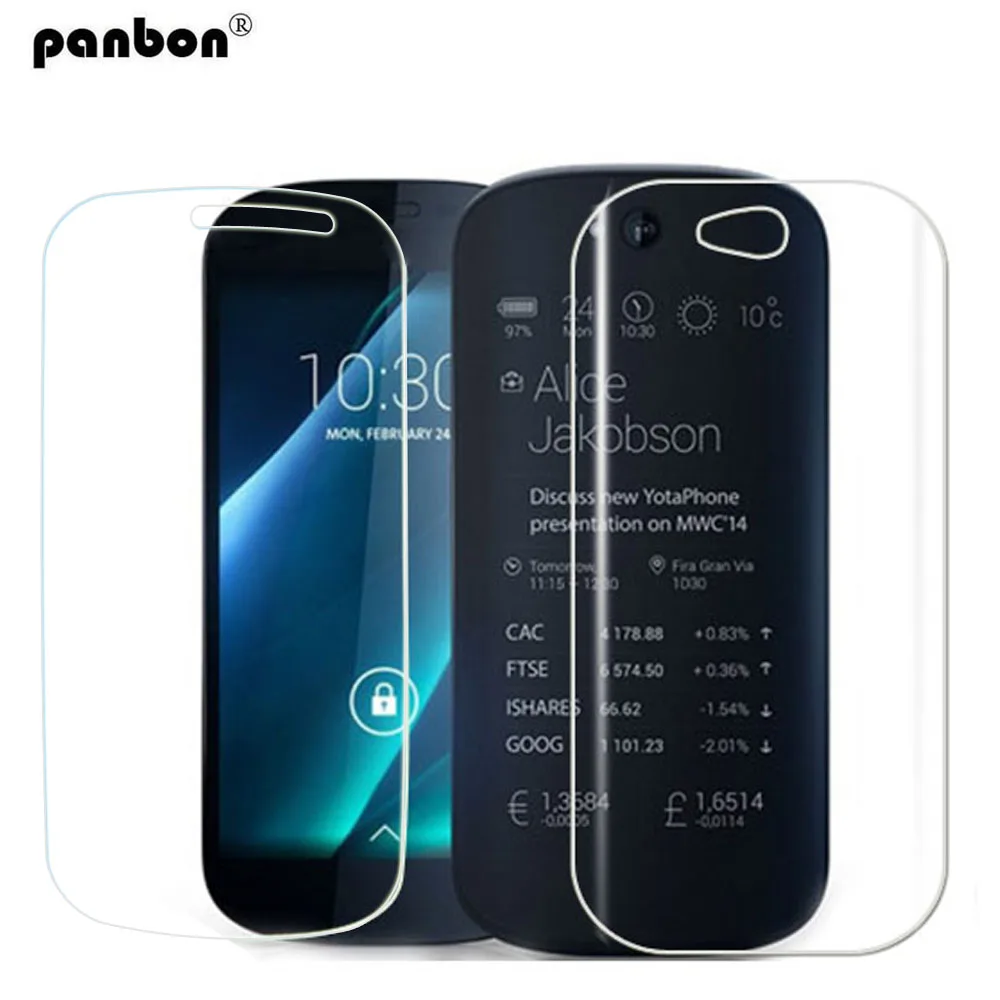 стекло On Yota phone 2 закаленное & назад HD Clear нано пленка для YotaPhone чехол|protective glass|glass