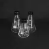 50ml 100ml 150ml 250ml 500ml 1000ml 2000ml 3000ml Glass Conical Erlenmeyer Narrow Mouth Screw Cap Flask Lab Glassware ► Photo 1/5