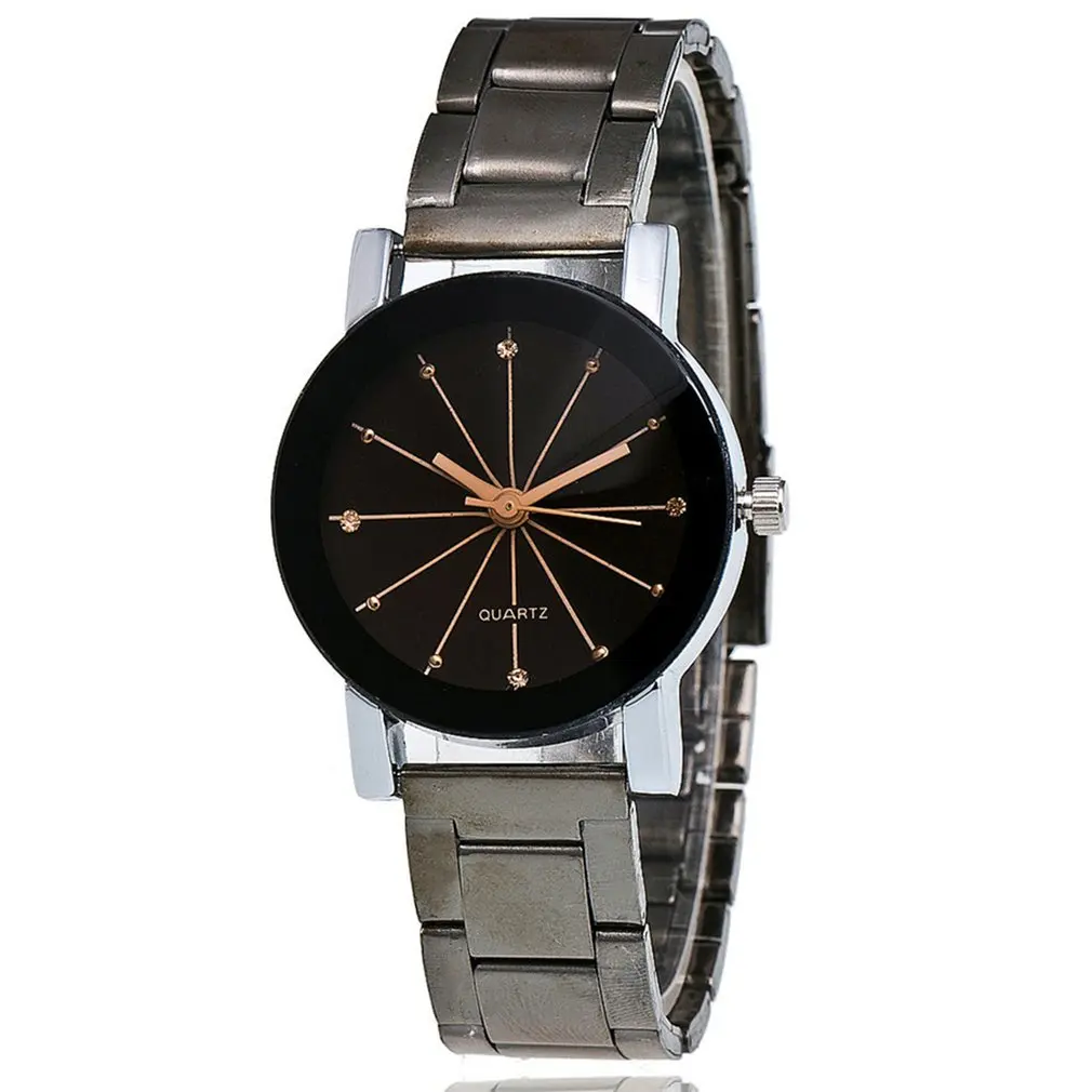 

Fashion Slim Analog Quartz Watches with Steel Band Casual Fashion Wrist Watches Couples Watches Simple and ElegantZLF-0177