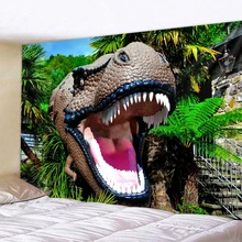 Dinosaur  Mouth Wall Hanging Tapestry Sheets Home Decorative Tapestries Beach Towel Yoga Mat Blanket Table Cloth Wall Tapestry