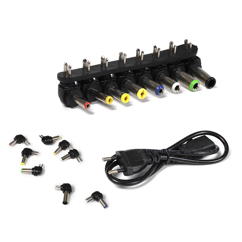 Universal Laptop Adapter 96W LED Charger Adjustable Power Supply Set 8 Detachable Plugs For Notebooks Dell HP Toshiba Acer Asus