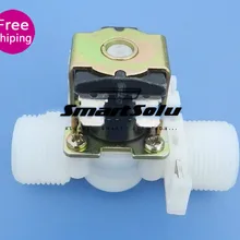 5 шт./партия пластиковый Электрический 12 в воды Соленоидный клапан DC 3/" N/C обычно закрытый вход управление потоком