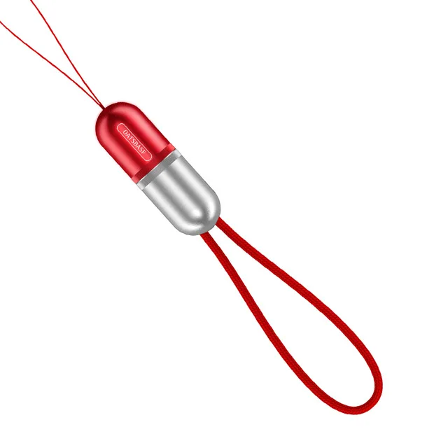 Oatsbasf 2.1A Быстрая зарядка USB кабель для передачи данных для iPhone X 8 7 6 5S 6s Plus ipad air шнур скрытый дизайн капсулы кабель для мобильного телефона - Цвет: Red and Silver