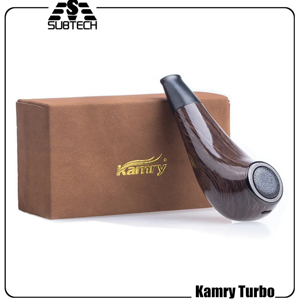 

Original Kamry Turbo 30watt mini vaper E-Pipe electronic cigarette dry herb kit built in battery 1000mah stabilized wooden color
