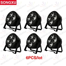 Songxu 6 шт./лот Новые 20 Вт* 4 шт. удара высота Мощность LED PAR свет/sx-pl0420