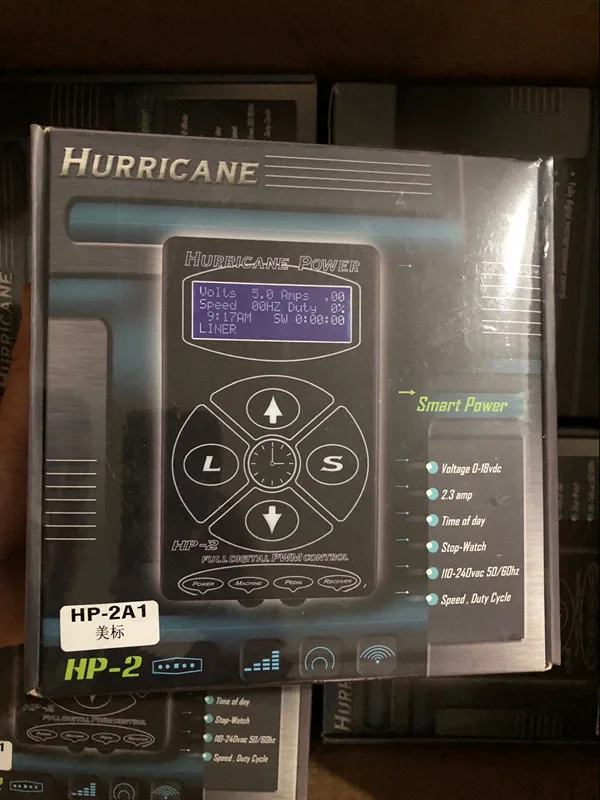 HURRICANE Tattoo Power Supply High Qiality Newest Green HP-2 Intelligent Digital LCD Makeup Dual Power Tattoo Supplies Set HURRICANE Tattoo Power Supply High Qiality Newest Green HP-2 Intelligent Digital LCD Makeup Dual Power Tattoo Supplies Set