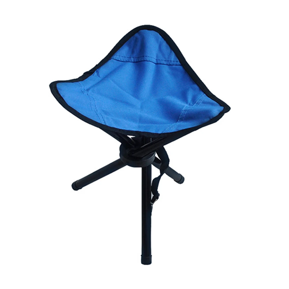 

Large three-legged stool folding chair beach chair fishing stool outdoor park / stool train For Outdoor Camping