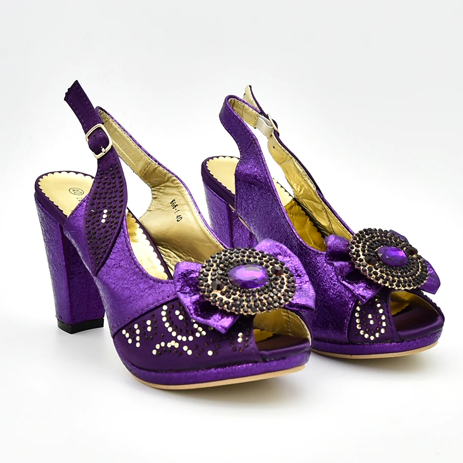 4 Assortis Décoré Sacs Italiennes Arrivée Mariage Nigérian Chaussures De Sac 2 Femmes Italie Avec Les 3 Nouvelle Le Et Pour 1 Ensemble Strass x4Bqngn