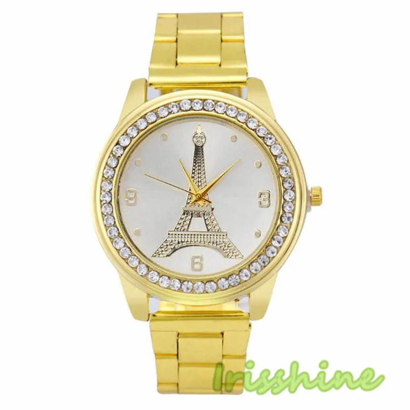 

Irisshine i0622 lady New Womens Stainless Steel Quartz Dial Analog Wrist Watch Round Case Watch women watches Gift