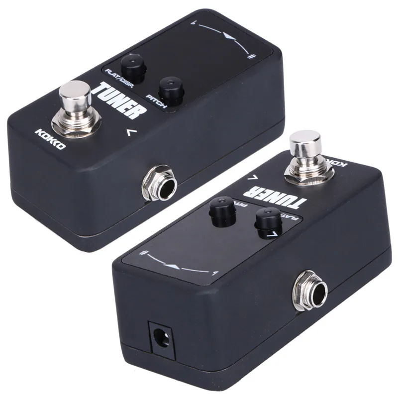 KOKKO TUNER MINI Electric Guitar Pedal Tuner Effect Device Dual Display For Guitarra Bass Guitar Violin Ukelele Instruments Part