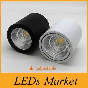 

5W 9W 15W 20W Dimmable Cob Surface Mounted Downlights Led ceiling lamp Warm /Nature /Cold White AC85-265V Driver