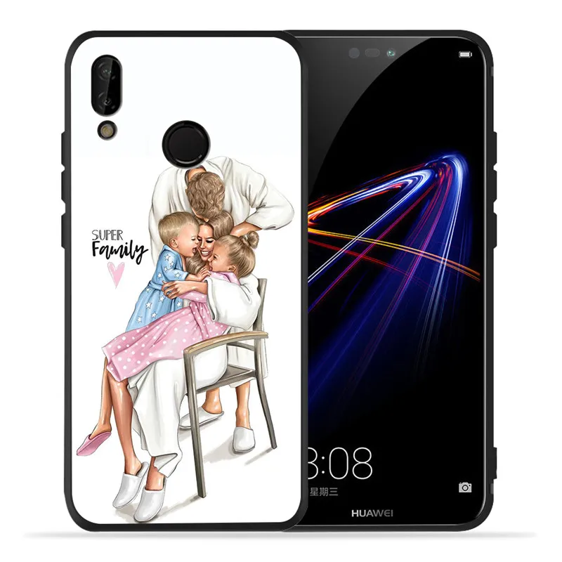 Роскошный чехол для huawei P8 P10, P20, P30, mate 10, 20, V20, Honor 8, 8X, 8C, 9, 10 Lite Plus, Pro, чехол, Coque Etui Funda, милый - Цвет: H1417