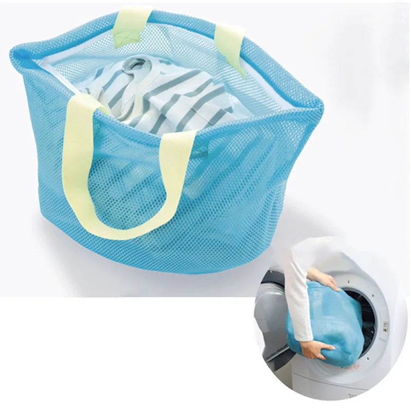 حار بيع نزهة حقيبة الغسيل المحمولة الغسيل حقيبة التخزين صندوق تخزين ملابس الطالب حقيبة مع Habdle المنزلية الملابس سلة