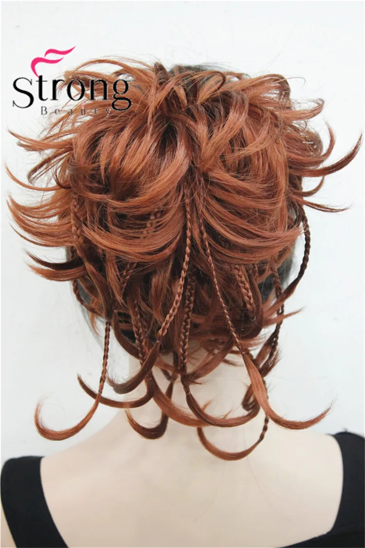 StrongBeauty 12 Inch Adjustable Messy Style Ponytail Hair Extension Synthetic Hair-Piece with Jaw Claw COLOUR CHOICES StrongBeauty 12 Inch Adjustable Messy Style Ponytail Hair Extension Synthetic Hair-Piece with Jaw Claw COLOUR CHOICES