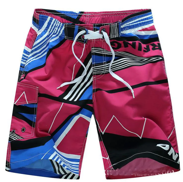 2016 HOT Quick Dry Men Shorts Brand Summer Casual Clothing Geometric Running  Shorts Men's Surf Board Shorts