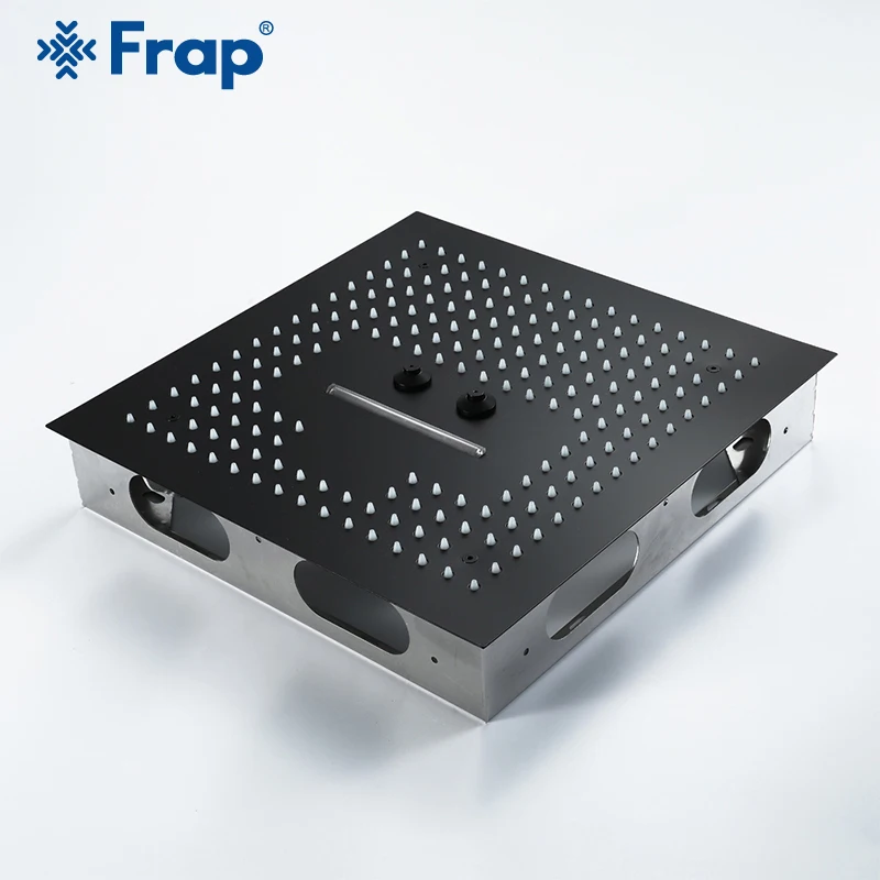 Frap Насадки для душа decorable светодиод для ванной комнаты квадратная душевая головка насадка для душа с эффектом пульт дистанционного управления Y018