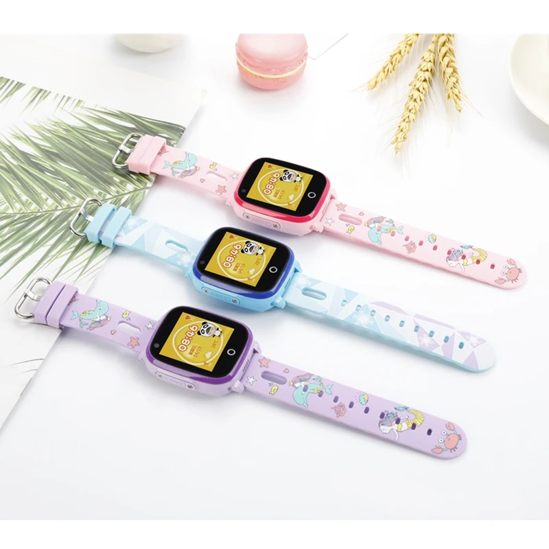  Kids GPS Tracker 4G Smart Watch quad-core processor Video Call WiFi Bluetooth GPS LBS Location orde